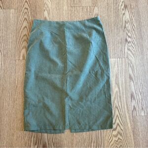 SHEIN Pencil Skirt Olive Green Size US 6